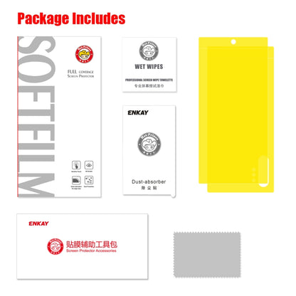 ENKAY Hat-Prince 0.1mm 3D Full Screen Protector Explosion-proof Hydrogel Film Front + Back for���...