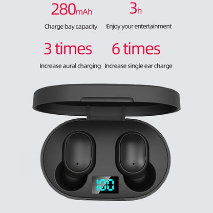E6S LED Display Wireless Earphone TWS  Bluetooth V5.3 Headsets Waterproof Bluetooth Earbuds������...