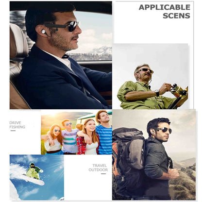 A8 Wireless Earphone Bluetooth Headset Sunglasses Music Headphones Smart Glasses Earbud Hands-fre...