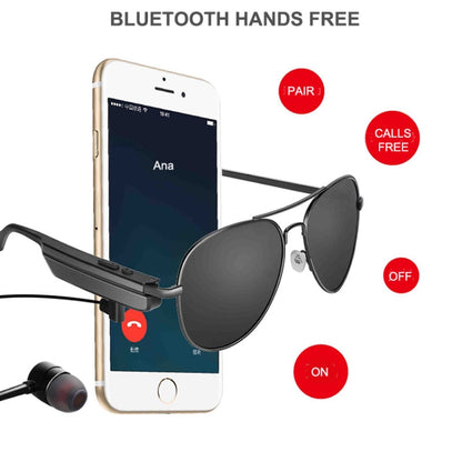 A8 Wireless Earphone Bluetooth Headset Sunglasses Music Headphones Smart Glasses Earbud Hands-fre...