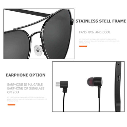 A8 Wireless Earphone Bluetooth Headset Sunglasses Music Headphones Smart Glasses Earbud Hands-fre...