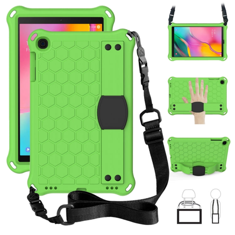 Honeycomb Design EVA + PC Four Corner Anti Falling Flat Protective Shell With Straps�������������...