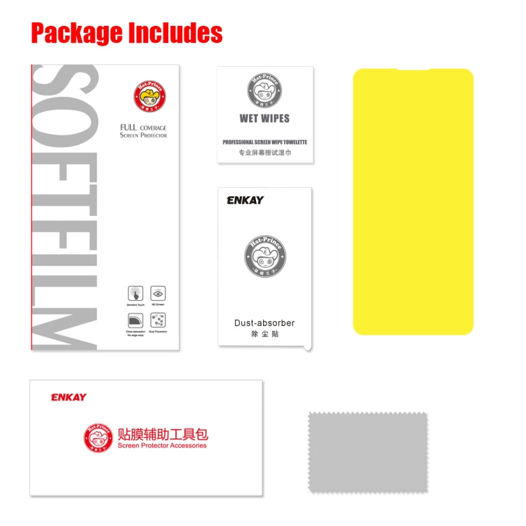 ENKAY Hat-Prince 0.1mm 3D Full Screen Protector Explosion-proof Hydrogel Film, For OnePlus 8�����...