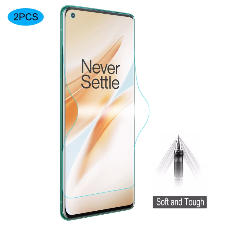 2 PCS ENKAY Hat-Prince 0.1mm 3D Full Screen Protector Explosion-proof Hydrogel Film, For OnePlus ...
