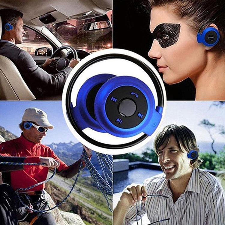 NVAHVA MP3 Player Bluetooth Headphone, Wireless Sport Headset MP3 Player With FM Radio, Stereo Ea...