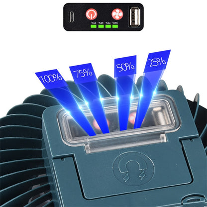 USB Rechargeable Fan Lamp Live Broadcast Multi-function Tent Camping Lamp, Fan Light�������������...