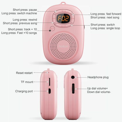 Rolton E200 Mobile Phone Wireless Bluetooth Speaker Mini Portable Outdoor Small Audio Subwoofer S...