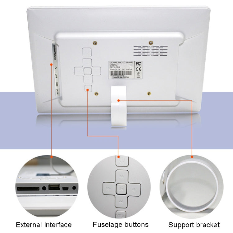 DPF-106 10.1 inch Digital Photo Frame LED Video Advertising Machine