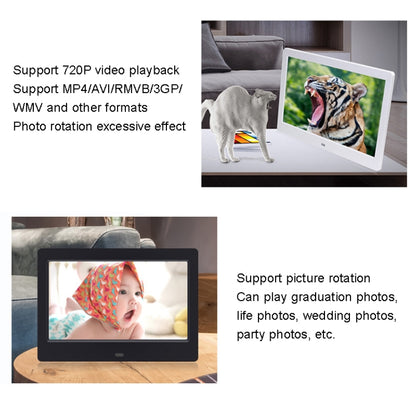 DPF-706 7 inch Digital Photo Frame LED Wall Mounted Advertising Machine, US Plug, EU Plug, UK Plu...