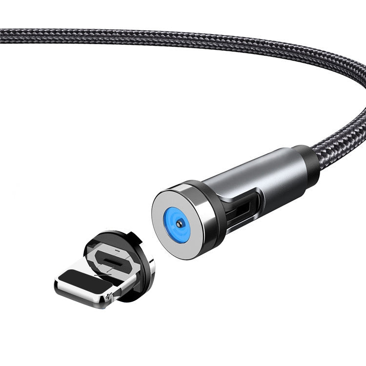 CC56 Dust Plug Rotating Magnetic Wire, Cbale Length: 2m, 2m Android Head, 2m Micro USB�����������...
