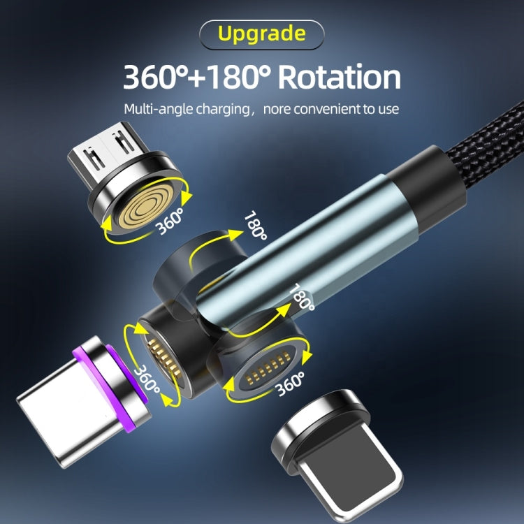 CC57 540 Degrees Rotary Magnetic Fast Charging Data Cable����������������������������������������...