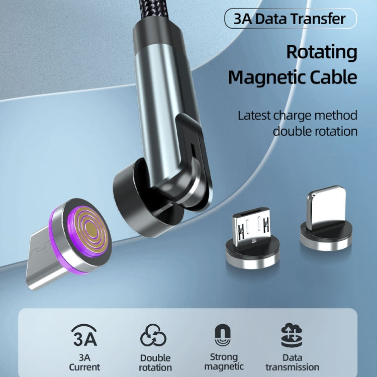 CC57 540 Degrees Rotary Magnetic Fast Charging Data Cable����������������������������������������...