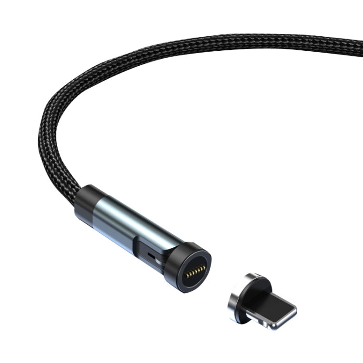 CC57 540 Degrees Rotary Magnetic Fast Charging Data Cable, 1m + 8Pin + Red, 2m + 8Pin + Red������...