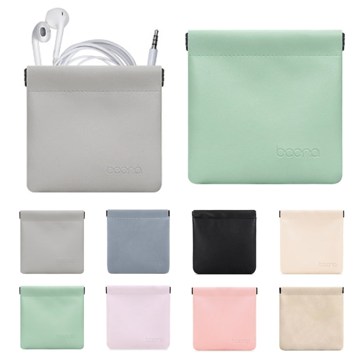 2 PCS Baona Earphone Data Cable Storage Bag Mini Portable U Disk Earphone Bag
