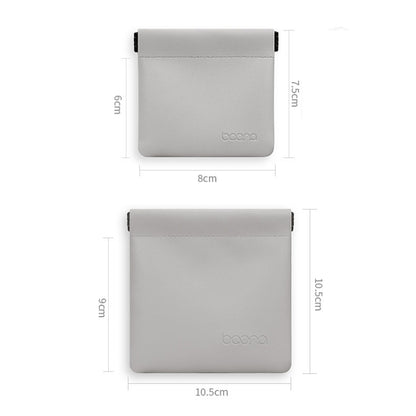 2 PCS Baona Earphone Data Cable Storage Bag Mini Portable U Disk Earphone Bag