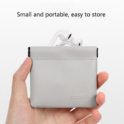 2 PCS Baona Earphone Data Cable Storage Bag Mini Portable U Disk Earphone Bag