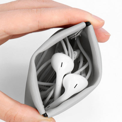 2 PCS Baona Earphone Data Cable Storage Bag Mini Portable U Disk Earphone Bag