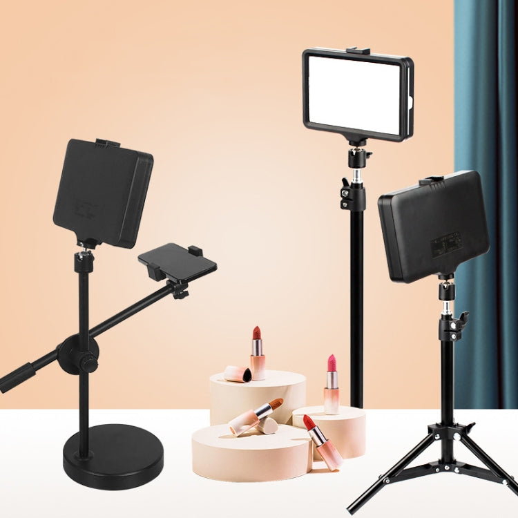 6 Inch 3200-5500K Three-color Temperature Photography Flat-panel Live Fill Light,Spec:, Small Tri...