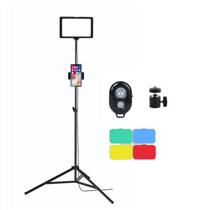 6 Inch 3200-5500K Three-color Temperature Photography Flat-panel Live Fill Light,Spec:, Small Tri...