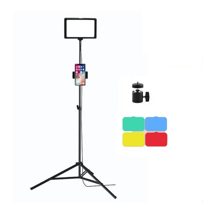 6 Inch 3200-5500K Three-color Temperature Photography Flat-panel Live Fill Light,Spec:, Small Tri...
