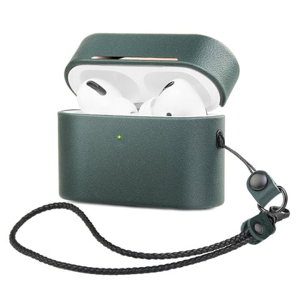 Wireless Earphone Protective Shell Leather Case Split Storage Box