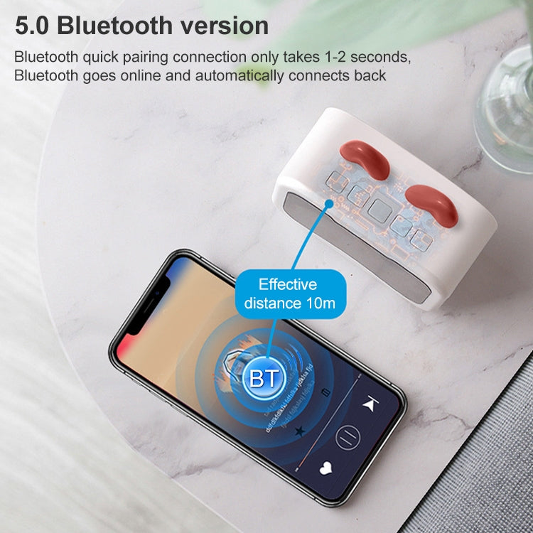 Creative Smart Wireless Mini Bluetooth Speaker Portable Computer Subwoofer Speaker with Alarm Clo...