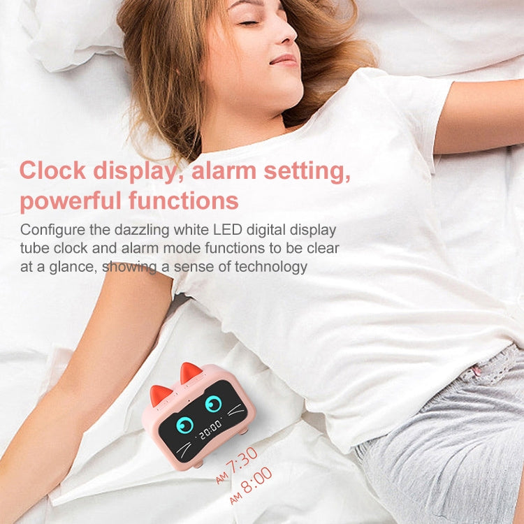 Creative Smart Wireless Mini Bluetooth Speaker Portable Computer Subwoofer Speaker with Alarm Clo...