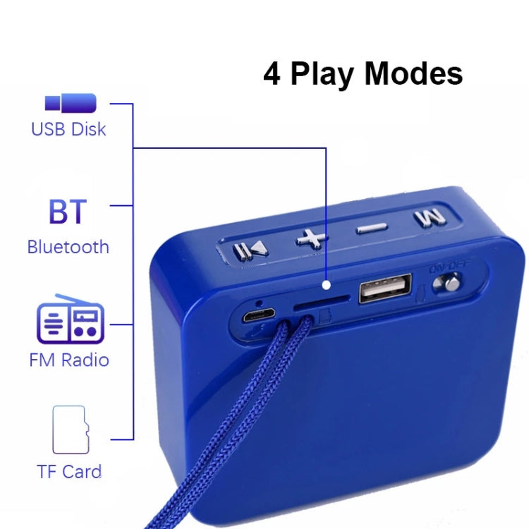 T&G TG166 Color Portable Wireless Bluetooth Small Speaker, Pink, Blue, Brown, Yellow, Black, Red�...