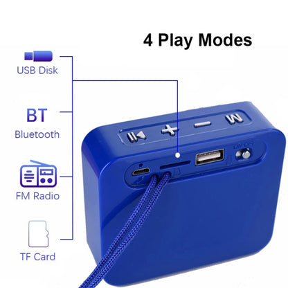 T&G TG166 Color Portable Wireless Bluetooth Small Speaker, Pink, Blue, Brown, Yellow, Black, Red�...