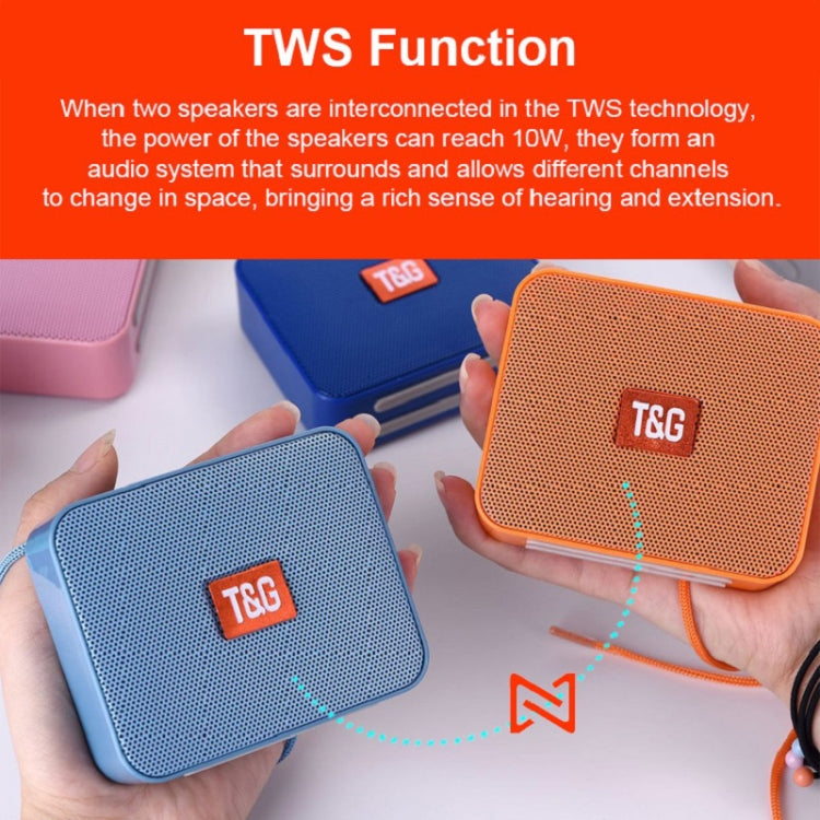T&G TG166 Color Portable Wireless Bluetooth Small Speaker, Pink, Blue, Brown, Yellow, Black, Red�...