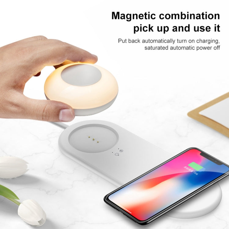 VN003 Multifunctional Wireless Charging LED Desk Lamp Separate Magnetic Touch Dimming Night Light...