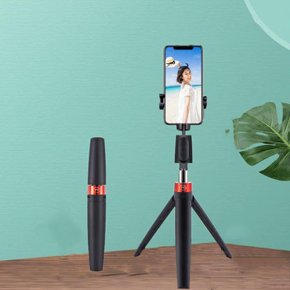 Bluetooth Selfie Stick Integrated Video Broadcasting Tripod Selfie Stick, Black, White