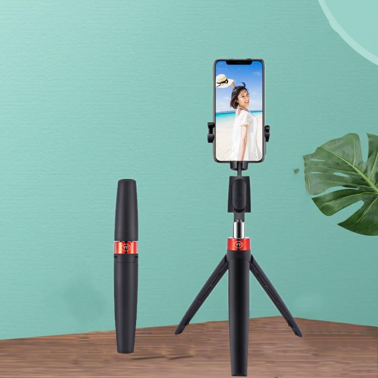 Bluetooth Selfie Stick Integrated Video Broadcasting Tripod Selfie Stick, Black, White