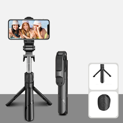 No Bluetooth Black  Mobile Phone Selfie Stick,Style: