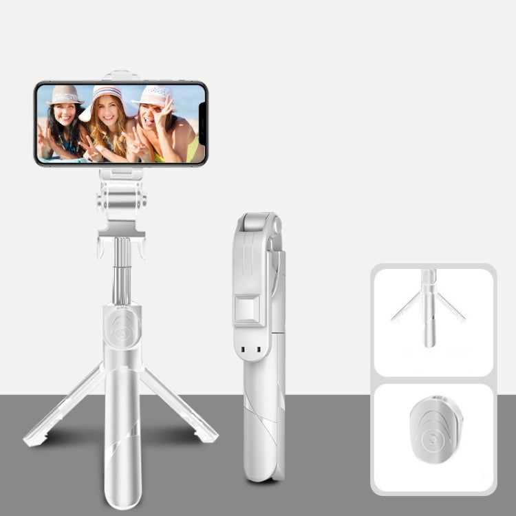 No Bluetooth Black XT02 360-Degree Rotating Multi-Function Retractable Mobile Phone Selfie Stick ...