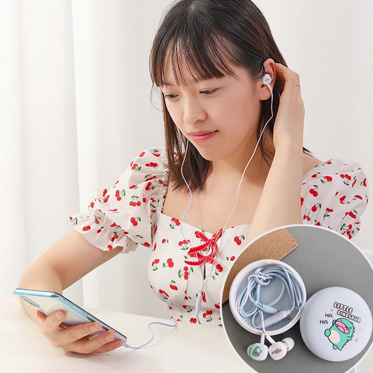 2 Pairs Cartoon Pattern Heavy Bass In-Ear Headphones Universal Wired Headphones with Microphone��...