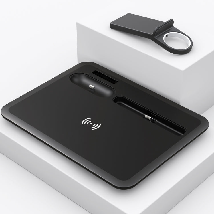 HQ-UD17 4 in 1 Wireless Charger Phone Holder Charging Base for iPhone, iWatch, AirPods and Other ...