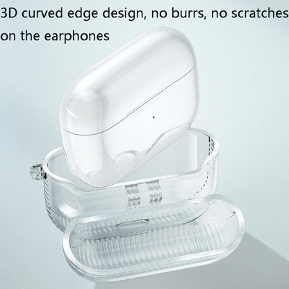 2 PCS Earphone Protective Cover TPU Airbag Transparent Protective Shell For AirPods Pro����������...