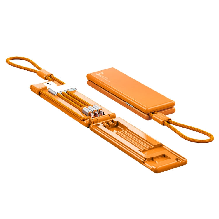 Oatsbasf 03083 Portable Multi-Function Micro USB + USB-C / Type-C + 8 Pin 3 in 1 Charging Cable��...