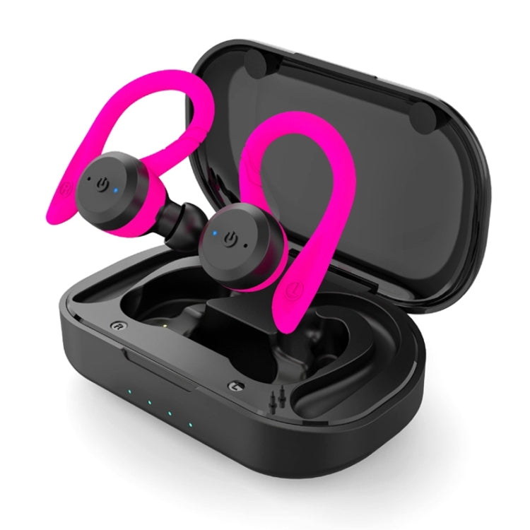 BE1032 Ear-mounted Waterproof Sports TWS Wireless Bluetooth Earphone, Black, Fluorescent Green���...