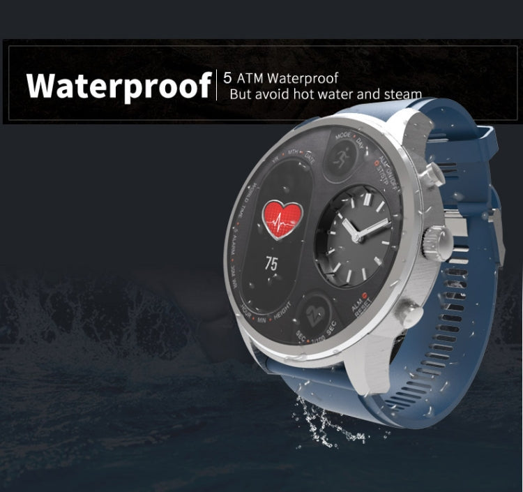 T3 Dual Display Smart Watch For Men IP68 Waterproof Fitness Bracelet 15 Days Standby Business Sma...
