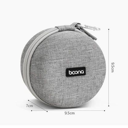 Baona BN-F009 Oxford EVA Storage Bag Box with Carabiner for Headphone / Earphone & Data Cable, Gr...