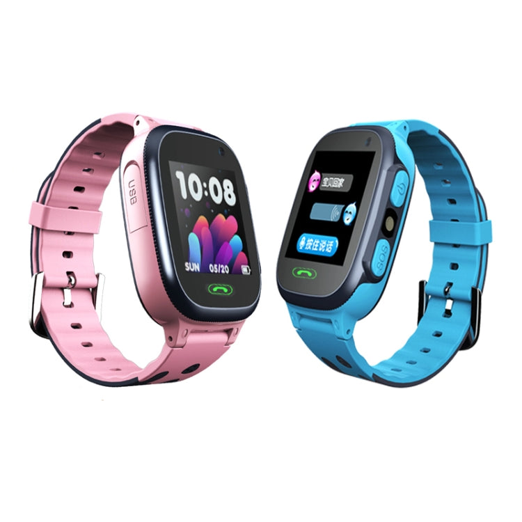 A111-Z1 Children Smart Positioning Plug-In Cartoon Call For Help Multi-Function Watch Phone, Pink...
