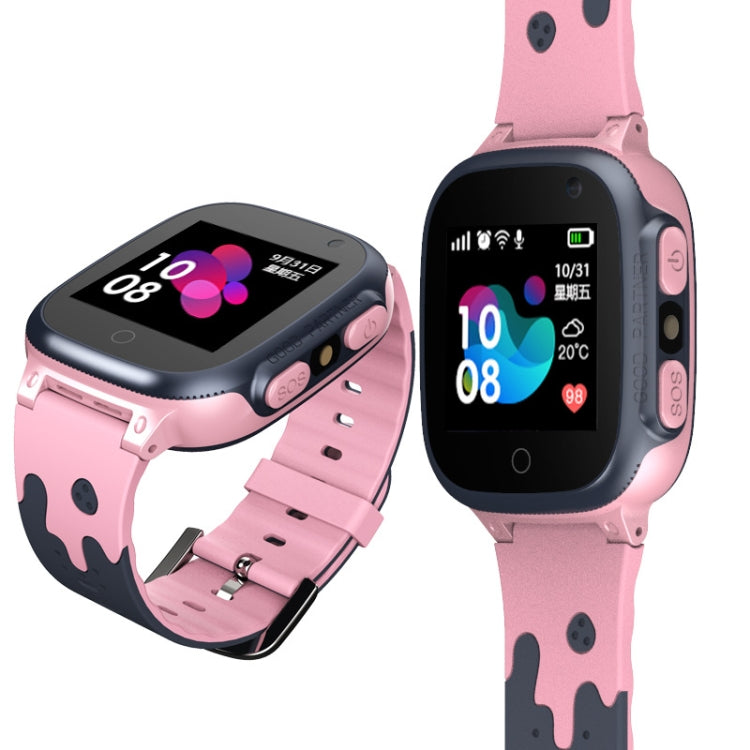 A111-Z1 Children Smart Positioning Plug-In Cartoon Call For Help Multi-Function Watch Phone, Pink...