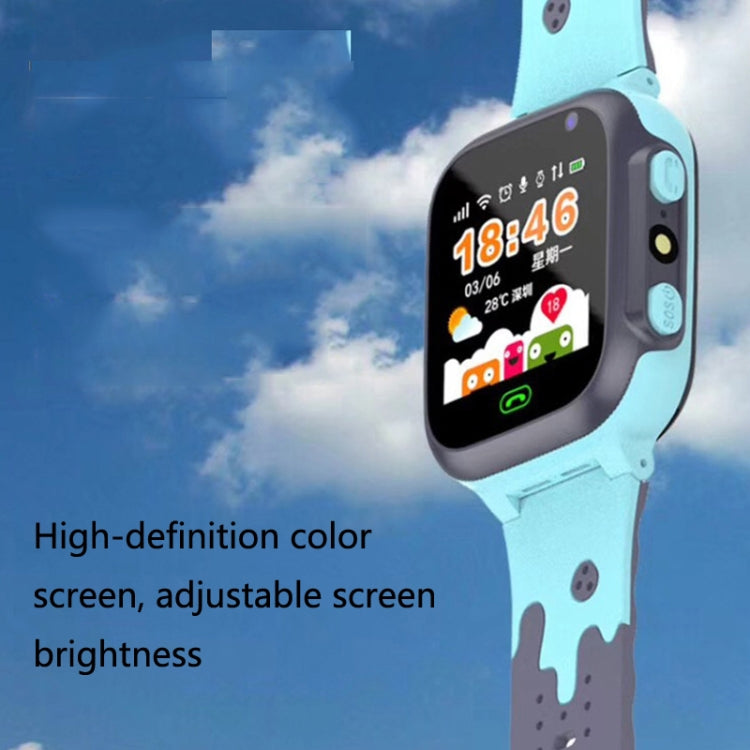 A111-Z1 Children Smart Positioning Plug-In Cartoon Call For Help Multi-Function Watch Phone, Pink...