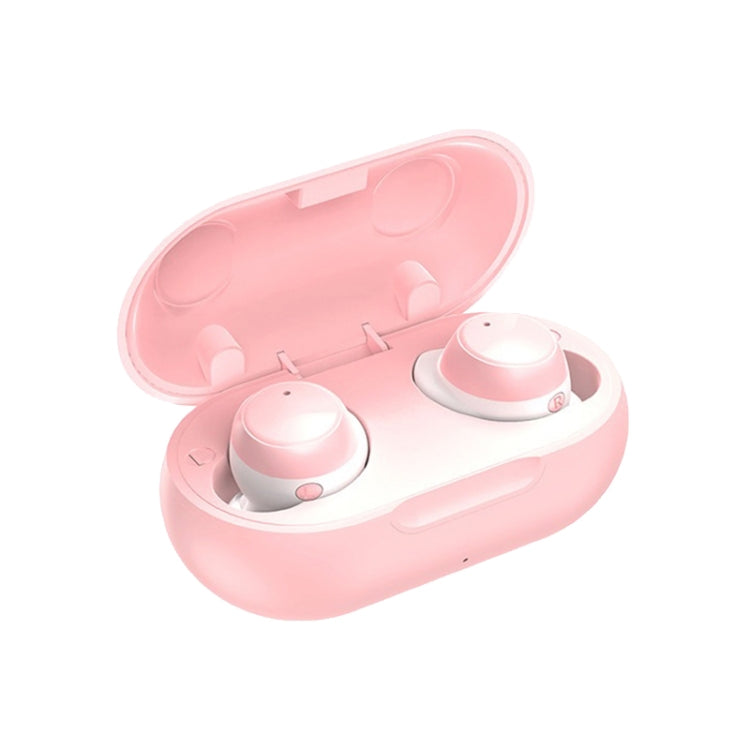 TWS-22 Bluetooth 5.0 In-Ear Sports Waterproof Noise Cancelling Touch Control Mini Headphones, Bla...