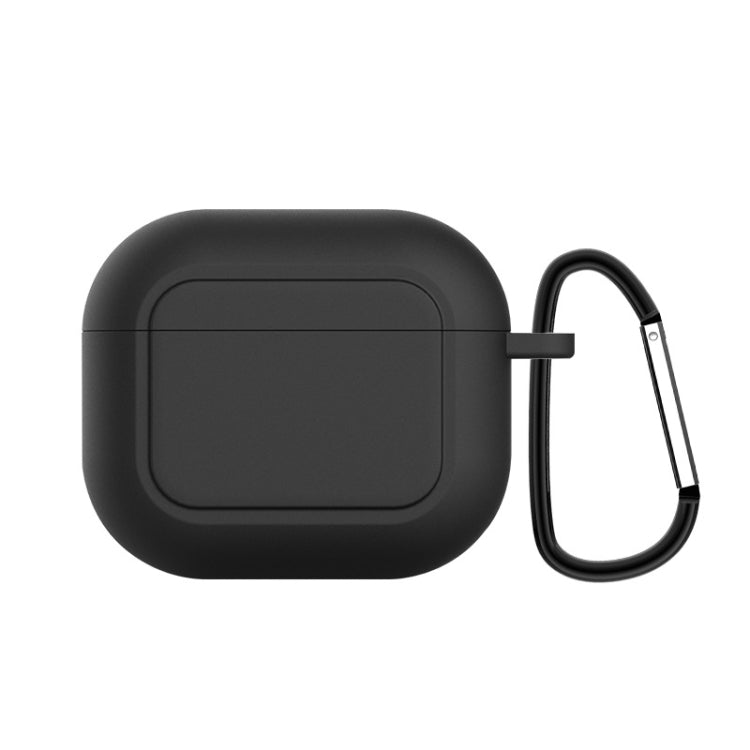 Silicone Shockproof Cover with Metal Buckle For AirPods 3, Night Green, White, Pink, Hyacinth Pur...