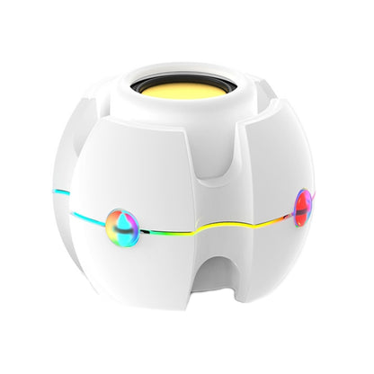 RGB Light Effect Gyro Shape Wireless Bluetooth Audio, White, Pink, Blue, Black, Red