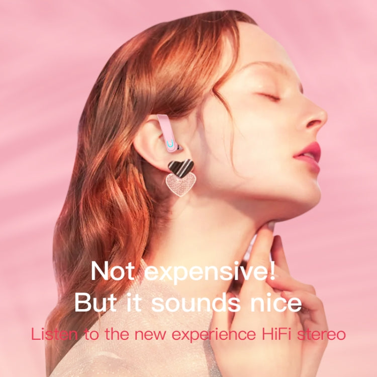 YX18 Bluetooth 5.1 Earhook Business Sport Single Ear Headphone, Black, White, Sky Blue, Pink