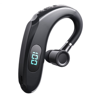 Q20 Bluetooth 5.2 Business Digital Display Sports Earhook Stereo Earphone, Q20 Black, Q20 White��...